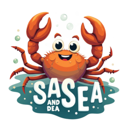 cartoon crab shirt SVG PNG design with bold lettering