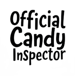 candy quote inspector SVG PNG design with bold lettering