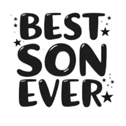 best son ever shirt SVG PNG design with bold lettering, an uplifting message