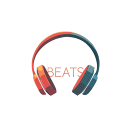 beats headphones SVG PNG design with bold lettering