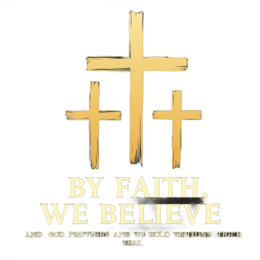 faith crosses quote SVG PNG design