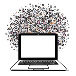 doodle creativity SVG PNG design with hand-drawn style