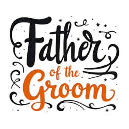 father groom SVG PNG design with bold lettering