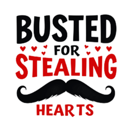 funny quote mustache SVG PNG design with bold lettering
