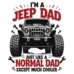 jeep dad shirt SVG PNG design with bold lettering