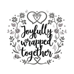 hand lettering flower SVG PNG design with hand-drawn style, black floral elements