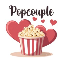 popcorn romance shirt SVG PNG design with bold lettering