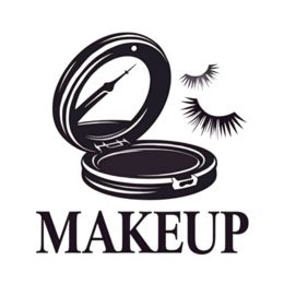 makeup cosmetics SVG PNG design with bold lettering