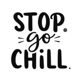 quotes relaxation SVG PNG design with bold lettering