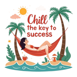 lifestyle hammock SVG PNG design with clean design elements