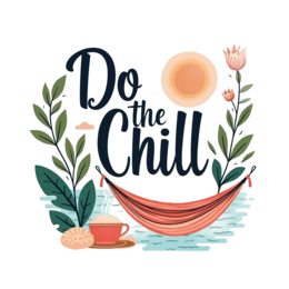 hammock sunset SVG PNG design with bold lettering, green floral elements