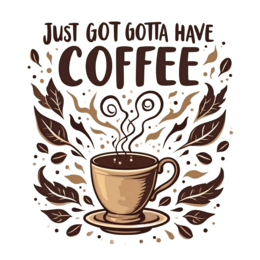 beverage SVG PNG design with hand-drawn style, bold lettering, floral elements