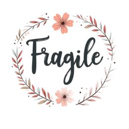 floral foliage SVG PNG design with hand-drawn style, pink floral elements