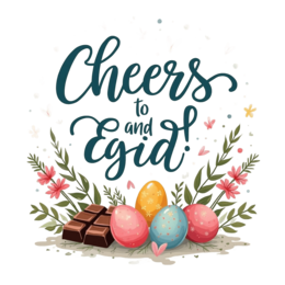 chocolate SVG PNG design with floral elements