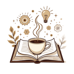 coffee creativity SVG PNG design with white and green floral elements