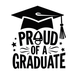 graduation pride SVG PNG design with bold lettering, an uplifting message
