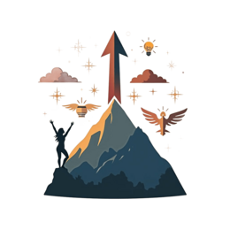 mountain aspiration SVG PNG design with an elegant visual style