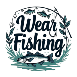fishingwear shirt SVG PNG design with bold lettering, green and blue floral elements
