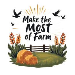 inspiration nature SVG PNG design with bold lettering, black and orange floral elements, an uplifting message