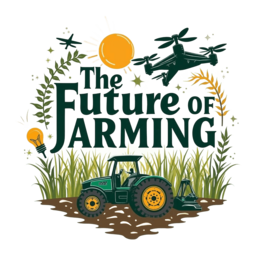 future farming technology SVG PNG design with bold lettering