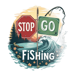 fishing signs nature shirt SVG PNG design with bold lettering, red and green floral elements