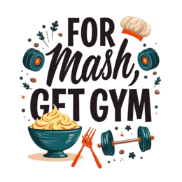 food mash SVG PNG design with bold lettering