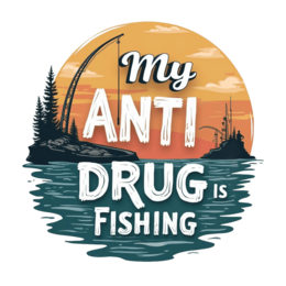 quote sunset fishinggear SVG PNG design with bold lettering, an uplifting message