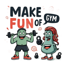 fun gym SVG PNG design with bold lettering