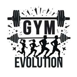gym evolution running SVG PNG design with bold lettering