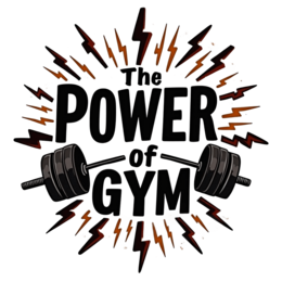 power gym strength SVG PNG design with bold lettering