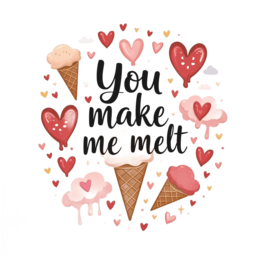 icecream love SVG PNG design with bold lettering