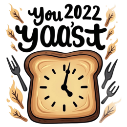 time bread shirt SVG PNG design with bold lettering, black and orange floral elements