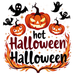 halloween decorations SVG PNG design with bold lettering