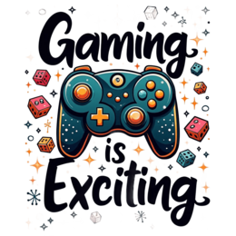 controller fun SVG PNG design with bold lettering