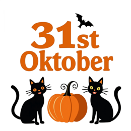 blackcats pumpkin october SVG PNG design with bold lettering