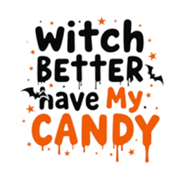 quotes candy bats shirt SVG PNG design with bold lettering