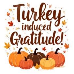 pumpkins thanksgiving SVG PNG design with black and white floral elements
