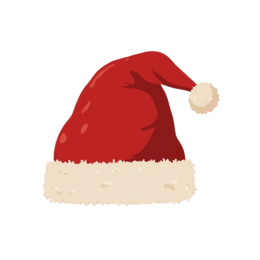 christmas hat red SVG PNG design