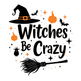 witches broomstick pumpkins SVG PNG design with bold lettering