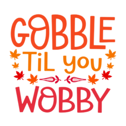 fun thanksgiving SVG PNG design with bold lettering, orange and red floral elements