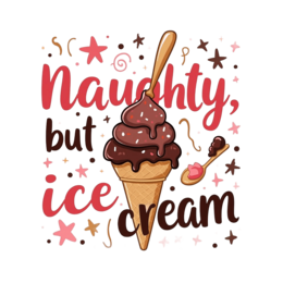 naughty chocolate SVG PNG design with bold lettering