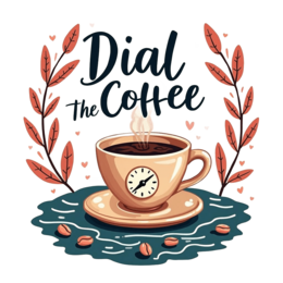 coffee artistic SVG PNG design with bold lettering, floral elements
