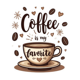 coffee favorite shirt SVG PNG design