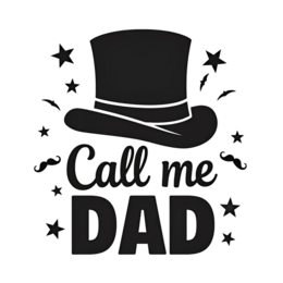 father quote SVG PNG design with bold lettering