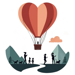 hotairballoon familyadventure SVG PNG design