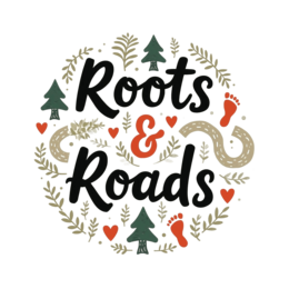 roots paths nature SVG PNG design with bold lettering