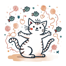 fun cat toys SVG PNG design