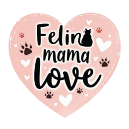 feline love shirt SVG PNG design with bold lettering