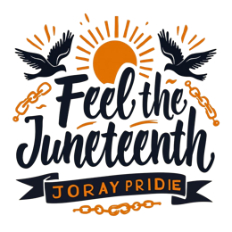 juneteenth sunbirds shirt SVG PNG design with bold lettering