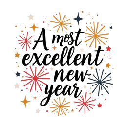 quotes fireworks stars SVG PNG design with bold lettering, an uplifting message